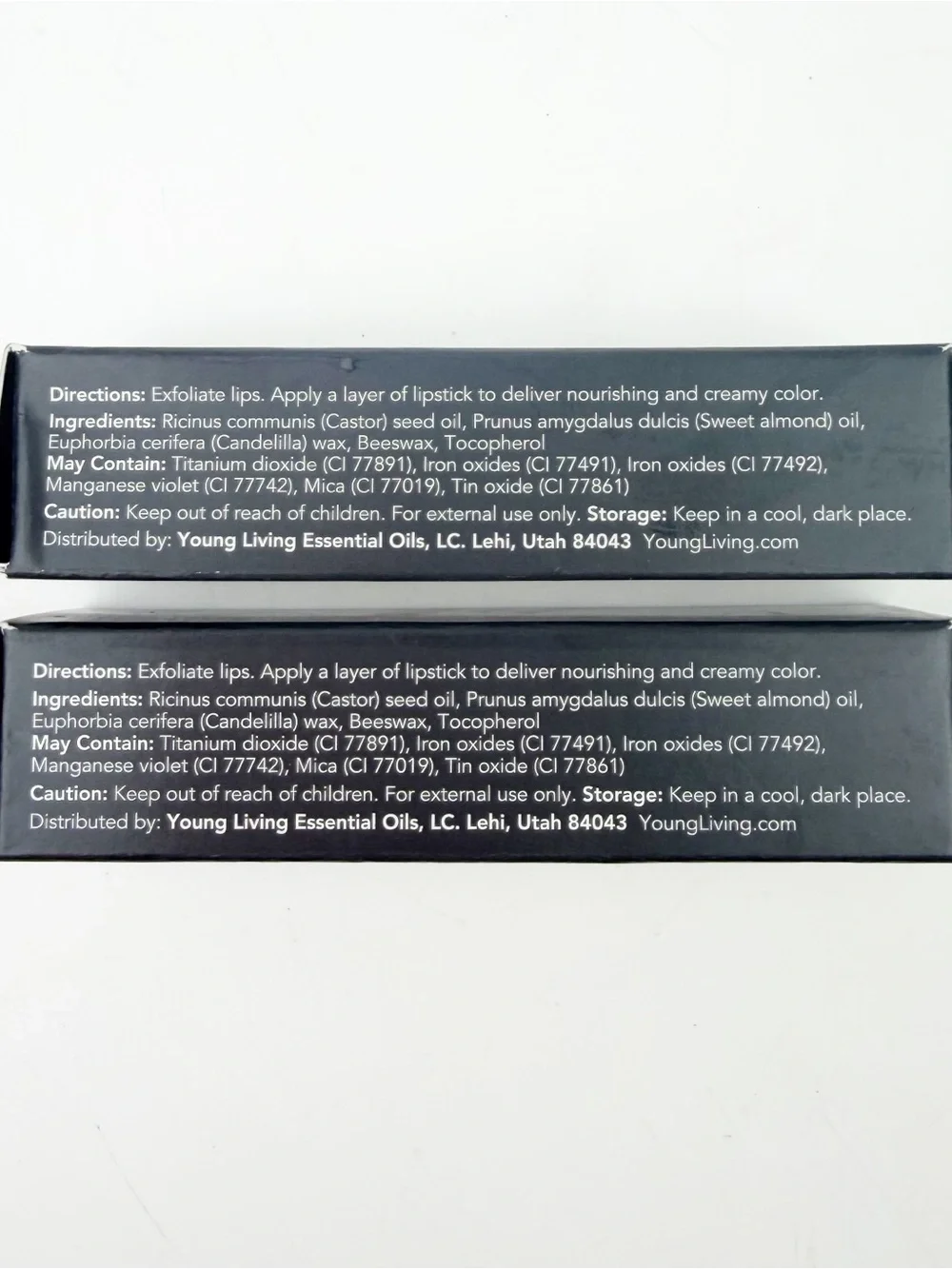 TWO Young Living Savvy Minerals Lipstick Wish 8H01 Makeup Discontinued New Box